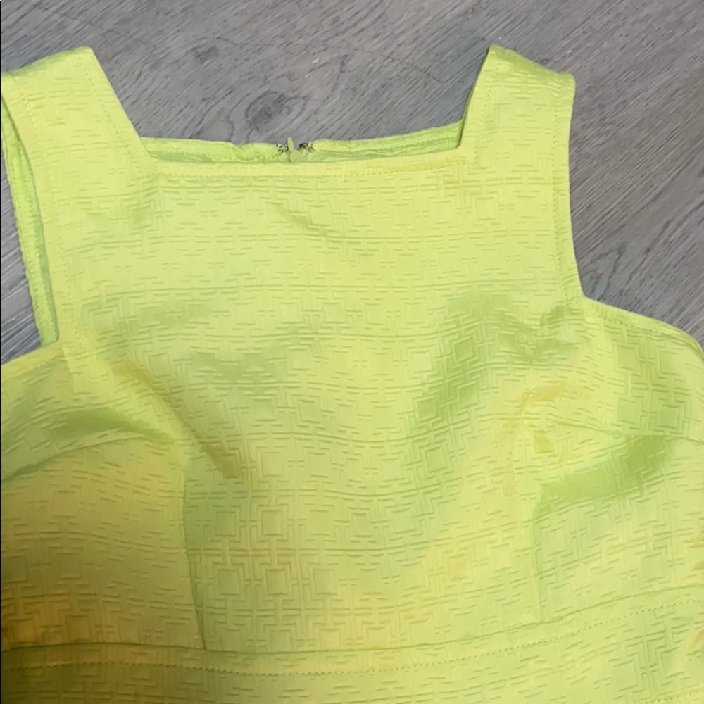 MiXT Heidi Weisel A-line mint green sleeveless textured Pocket Dress Size 8 | M - Picture 3 of 4